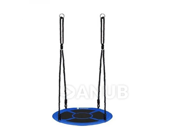 Hojdací kruh bocianie hniezdo - 110 cm - čierno-modré 