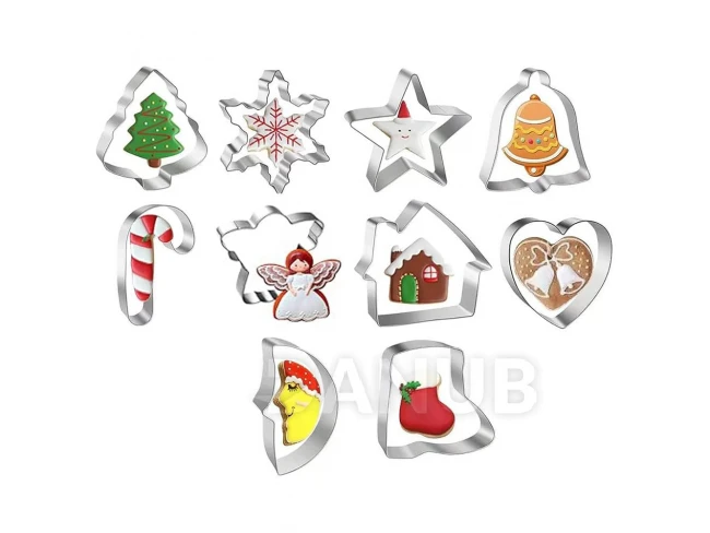 Vianočné vykrajovačky - 10ks
