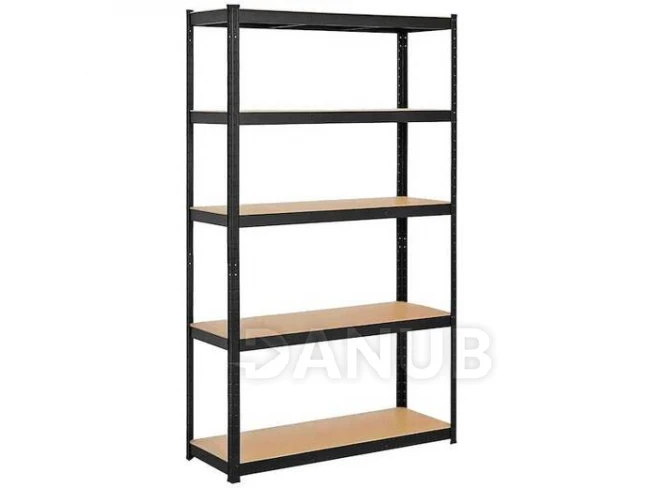 Kovový regál s 5 policami - 180x90x40cm - 875kg 