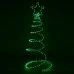 Led svetelný vianočný stromček vonkajší - 192 led - zelený