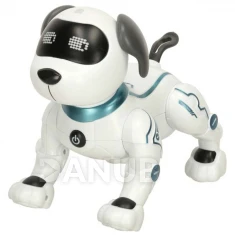 RC robot pes skáče a spieva