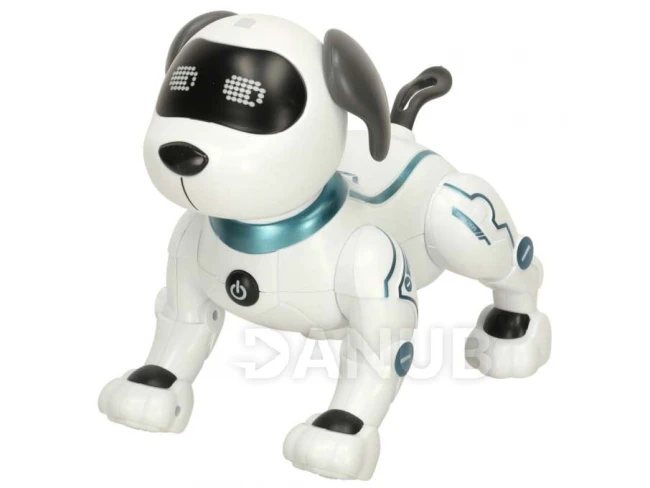 RC robot pes skáče a spieva