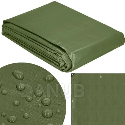 Hrubá krycia plachta - 3x3m - 120g/m2 - zelená
