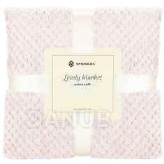 Obojstranná plyšová deka Warm - 200x220cm - svetloružová