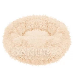 Pelech pre psa a mačky plyšový 40cm - krémový