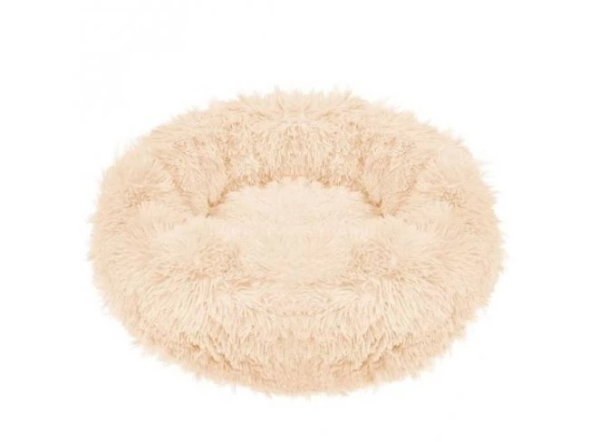 Pelech pre psa a mačky plyšový 40cm - krémový