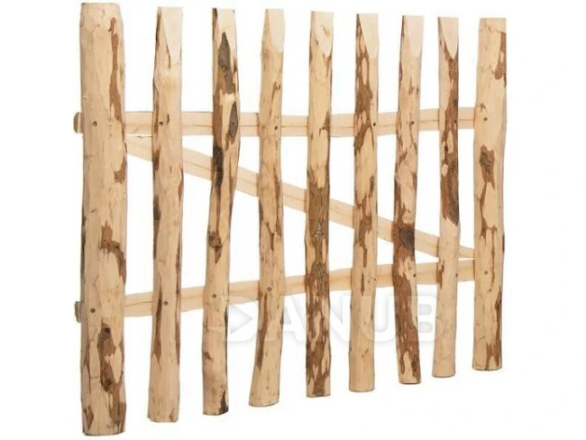 Plotová brána z lieskového dreva - 120x100cm