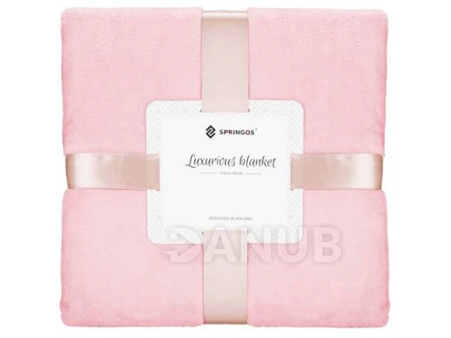 Plyšová deka LUX - 150x200cm - ružová