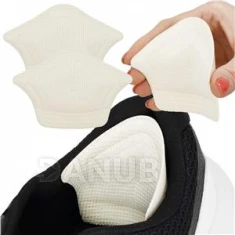 Samolepiace penové vankúšiky do topánok - za pätu - 2 ks - béžové