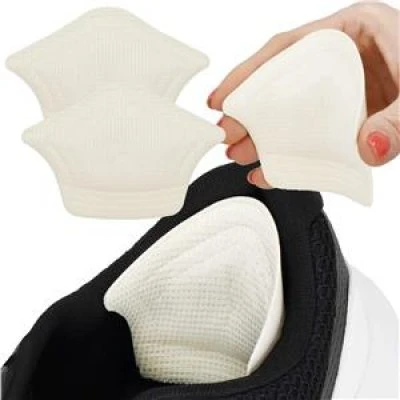 Samolepiace penové vankúšiky do topánok - za pätu - 2 ks - béžové