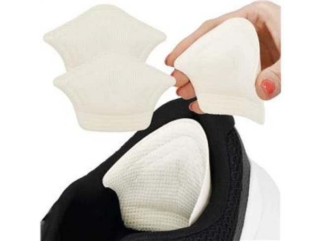 Samolepiace penové vankúšiky do topánok - za pätu - 2 ks - béžové