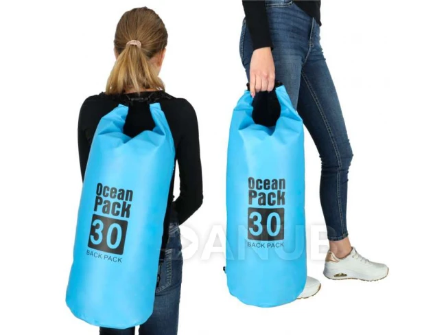 Vodotesný vak na paddleboard - 30L - modrý