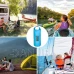 Vodotesný vak na paddleboard - 30L - modrý