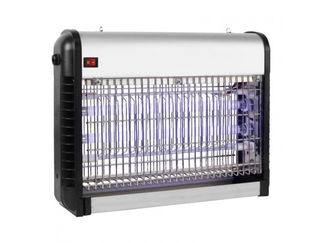 Vnútorný elektrický lapač hmyzu - 2 x 8 W - kovový - IKM 50