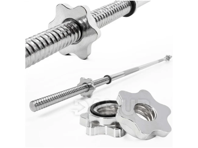 Vzpieračská rovná tyč so závitmi 28mm - 180cm