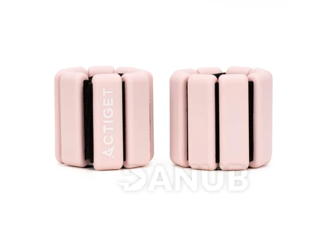 Závažia na ruky a nohy - 2x0,5kg - svetlo-ružové