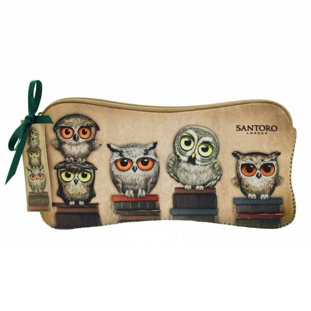 Santoro neoprénové puzdro Book owls